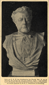 107105 Portret van Henricus van de Wetering, geboren 1850, aartsbisschop van Utrecht (1895-1929), overleden 1929. ...